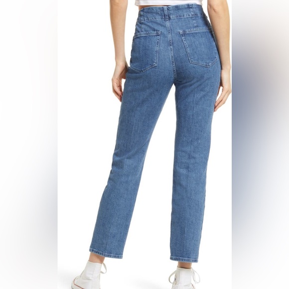 Good American Corset Classic Straight Leg Jeans Size 4/27 Runs small! - Picture 5 of 8